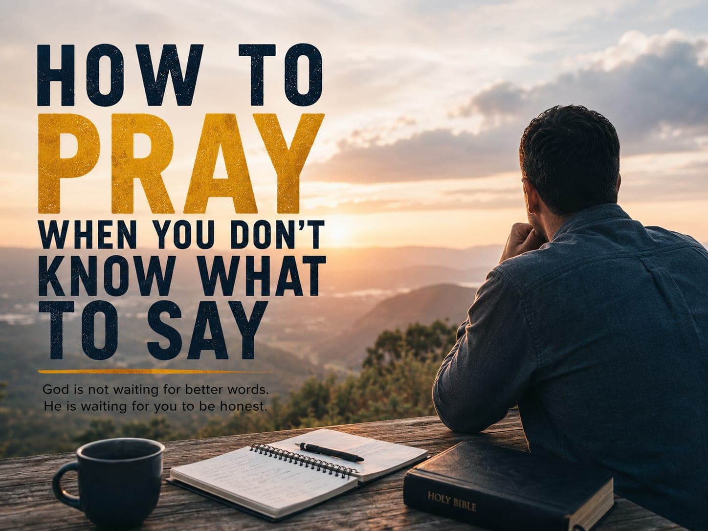 Featured image for “How to Pray When You Don’t Know What to Say”