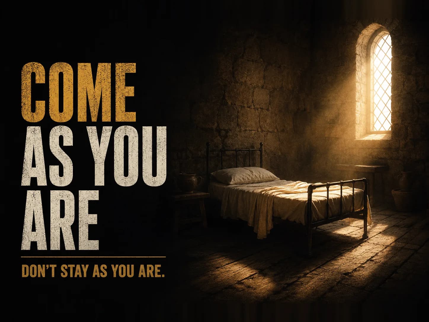 Featured image for “Come as You Are. Don't Stay as You Are.”