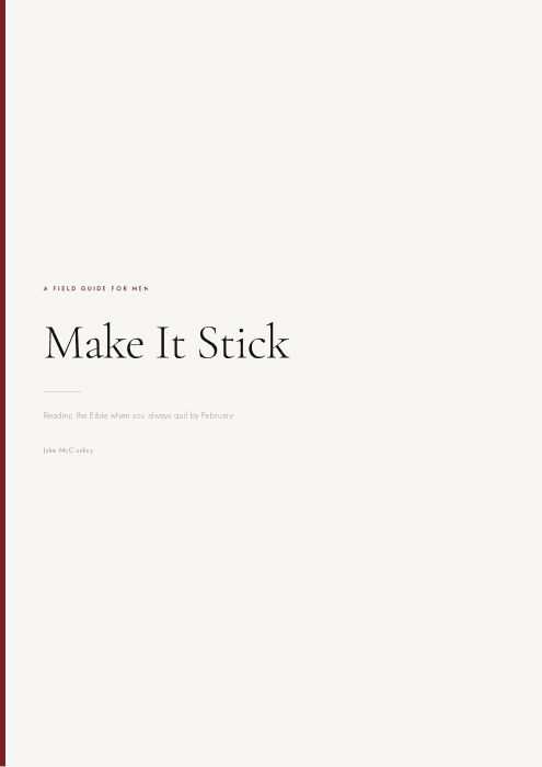 Make It Stick cover